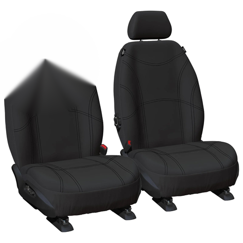 Nissan Patrol GU 1997~2016 Front Black Neoprene Tailor Made Car Seat Covers