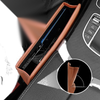 Car Interior Seat Gap Filler Organizer PU Leather Multifunction Storage Bag