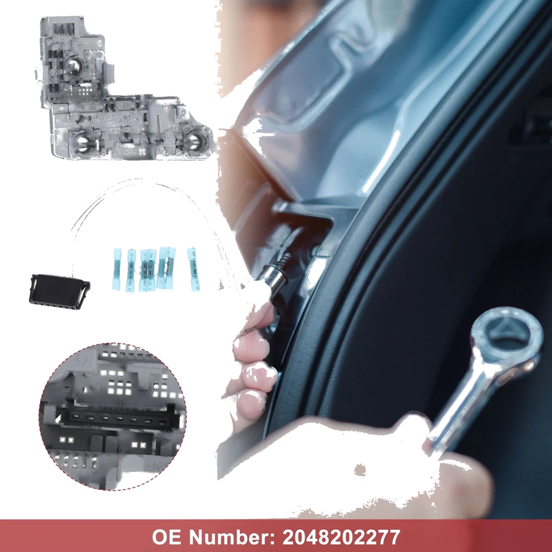 Mercedes-Benz C-Class W204 Left Tail Light Socket Wiring (2012-2014)
