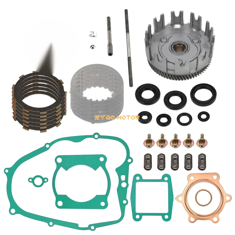 Yamaha Blaster Outer Clutch Basket & Friction Plates & Gaskets