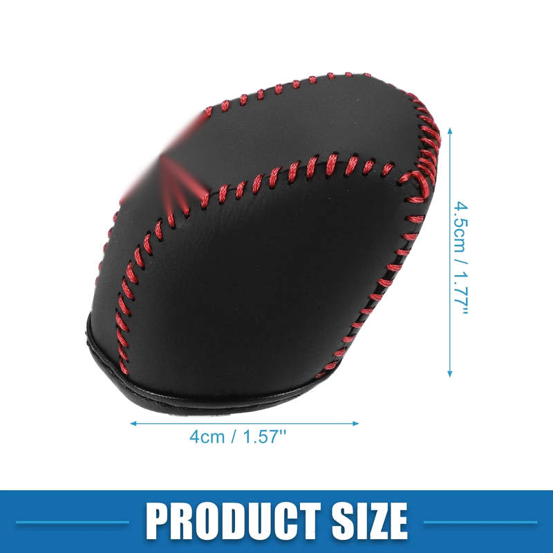 Lexus NX 250 (2022-2023) Black Red Stitches Gear Shift Lever Cover Trim