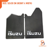 Isuzu 4WD 4x4 Off-Road Mud Flaps Splash Guards  Black Rubber