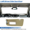 Honda CR-V 2017-2022 Beige Replacement Left Side Sun Visor