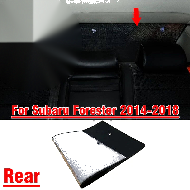 Subaru Forester Rear Windshield Privacy Thick Interior Sunshade Cover (14–18)
