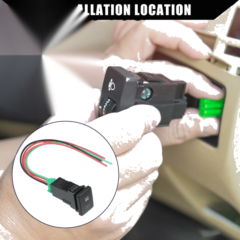 Toyota Land Cruiser 4Runner Driving Lights Push Button Switch Set (2003-2023)