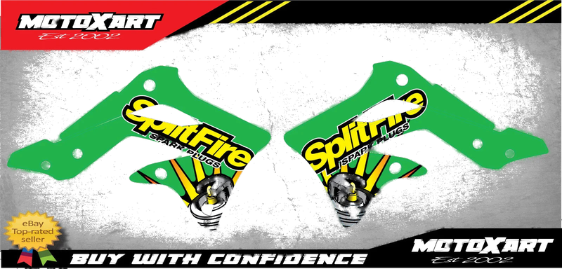 Kawasaki KXF 450 Radiator Stickers (2012-2015)