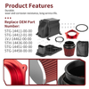 Yamaha YFZ450 Air Filter Box Cover Assembly+Cleaner+Guide Holder (2004–2009)