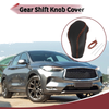 Infiniti FX35 (2009-2013) Black Brown Faux Leather Gear Shift Knob Cover