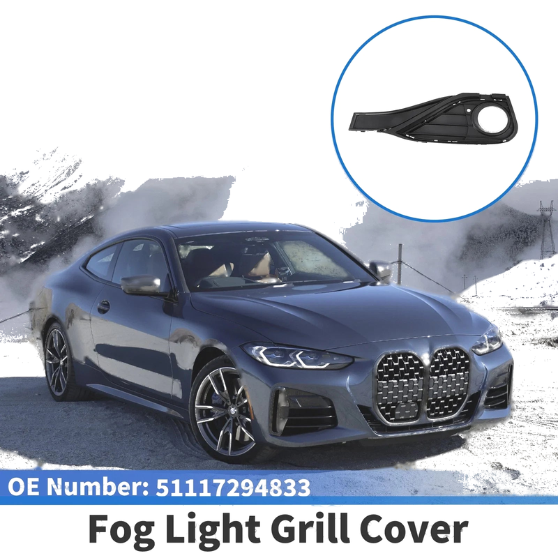 BMW 4 Series 1 Pc Front Left Fog Light Grill (2013-2016)