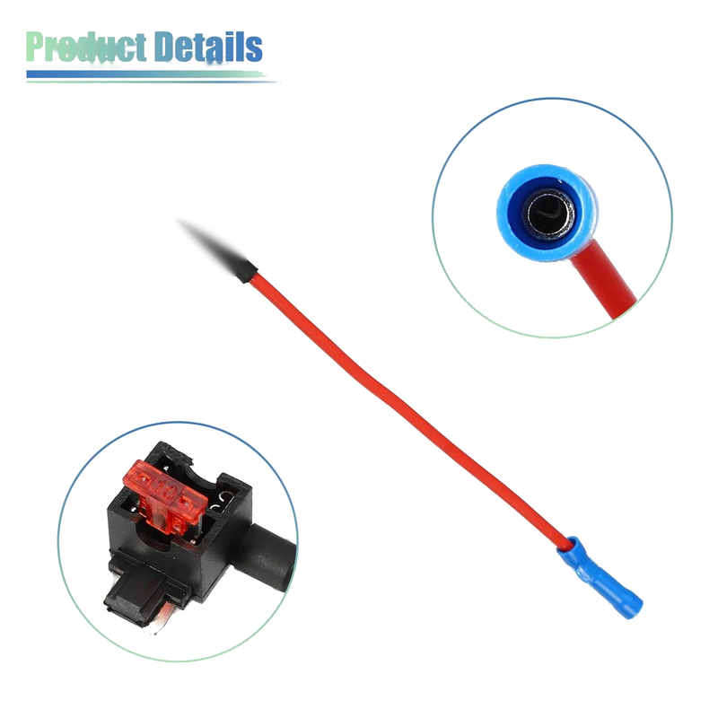 Car 7 x Universal 10A Low Profile Mini APS Fuse Taps (12V)