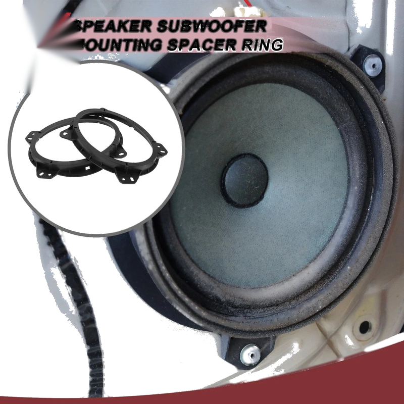 Toyota Tacoma 2 x Speaker Spacer Ring Adaptor 6.5" (2005–2015)
