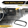 Ford Maverick Carbon Fiber Dashboard Meter Frame Cover Trim (2022-2024)