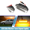 Ford Clear LED Side Marker Turn Signal Lights 2 x Yellow