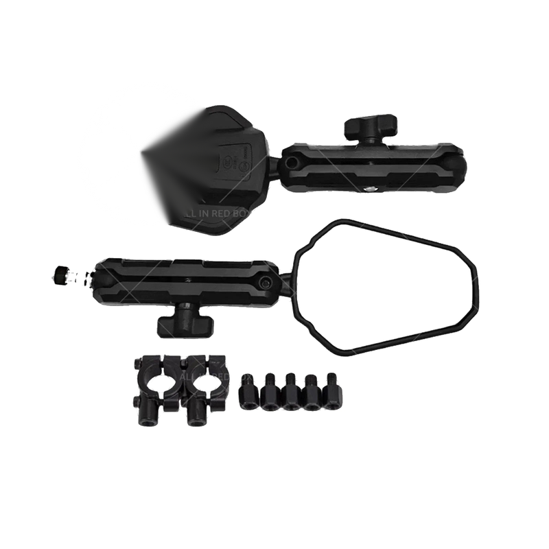 Honda CRF300L 250L 7/8" Handlebar Mount ATV Adventure Mirrors (2021-2023)