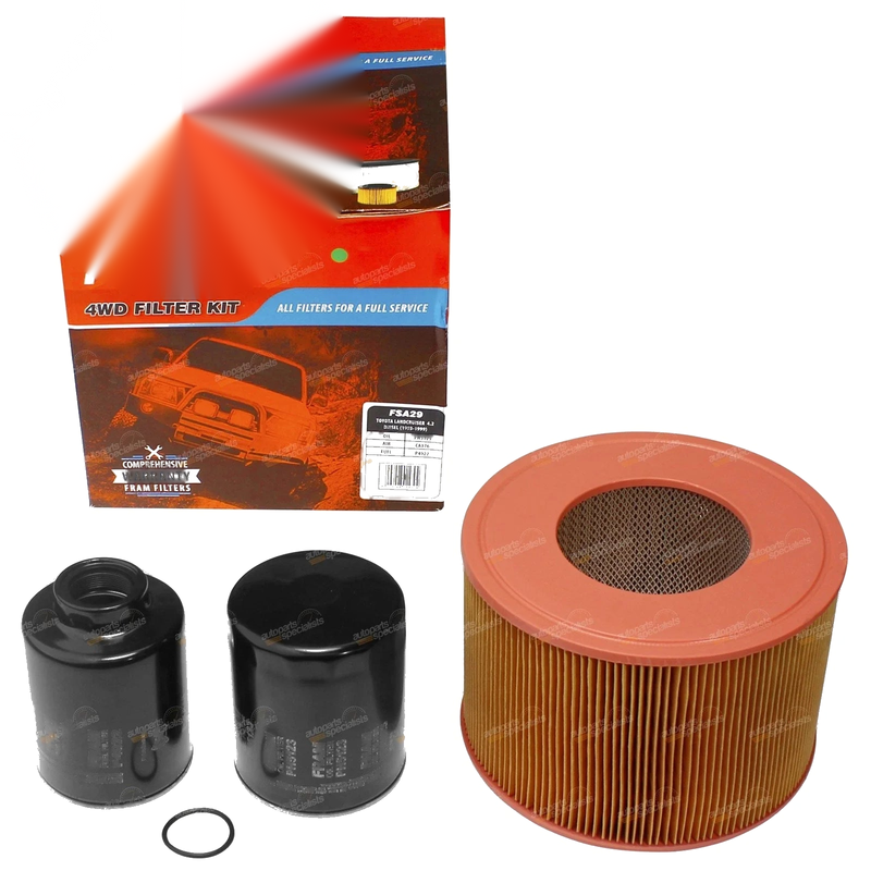 Toyota HDJ78 HDJ79 Diesel Air Oil Fuel Filter Service Kit (1990–2007)