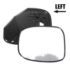 Honda Model with Lamp Left White Mirror Glass w/ Back Non-heated