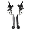 STREET TWIN THRUXTON / StreetCup CNC Silver Extendable Brake Clutch Levers