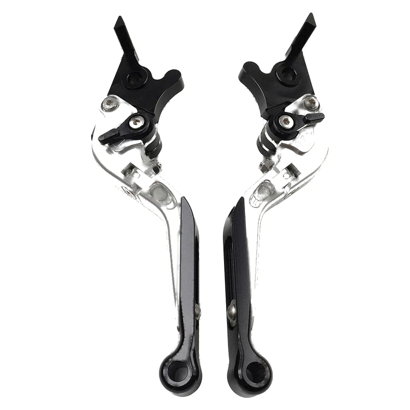 STREET TWIN THRUXTON / StreetCup CNC Silver Extendable Brake Clutch Levers