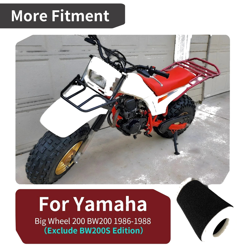 Yamaha BW200 Air Filter Cleaner Element (1986–1988)