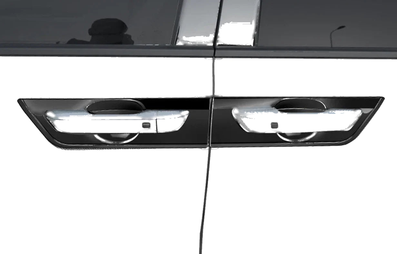 Kia Carnival ABS Door Handle Bowl Cover Trim 8 x Glossy Black (2022)