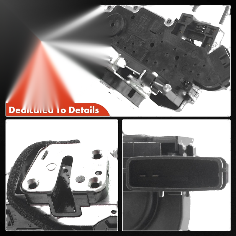 Nissan Versa L4 1.6L 2 x Pins Door Lock Actuator Front Right (2013–2017)