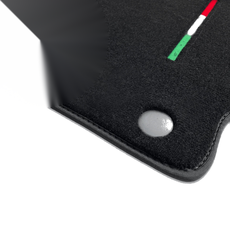 Ferrari 488 Spider Black Tailored Carpets Floor Mats Set (2015-2023)