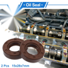 MakeModel Oil seal rotary shaft seal FKM 15x28x7mm Brown 2 x