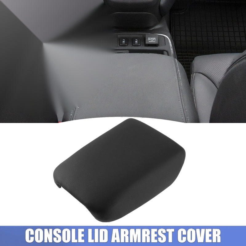 Honda CR-V 2012-2016 - Black Armrest Cover Car Console Lid Armrest Cover