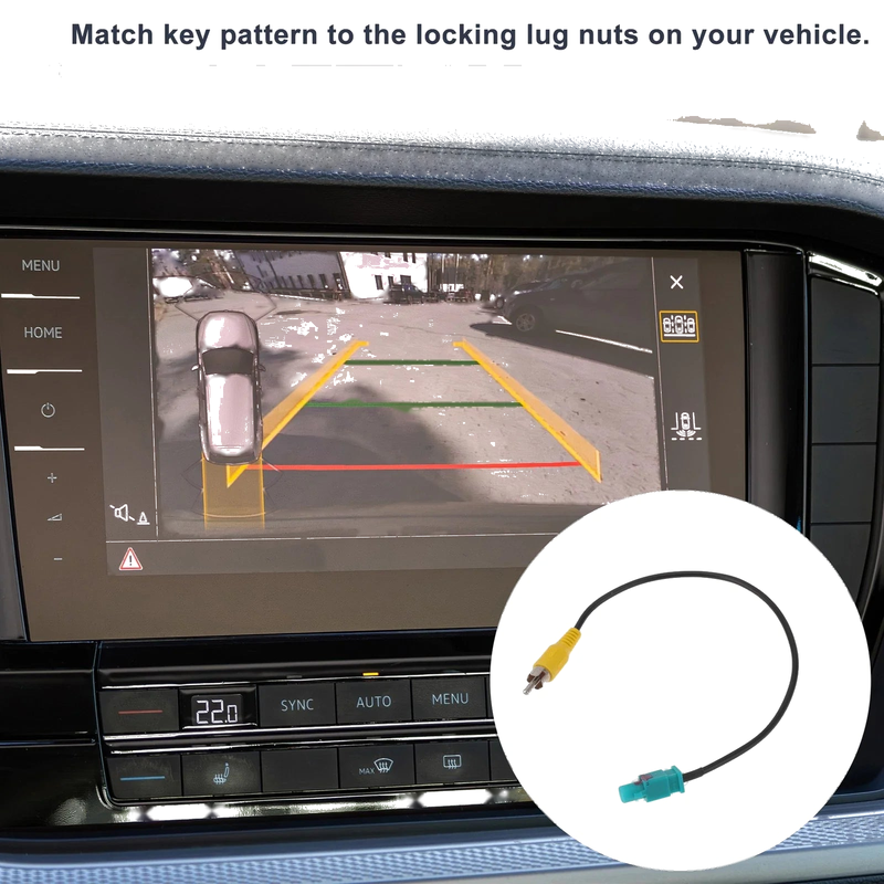 Volvo XC60 Rear View Camera Adapter Wire Harness Cable (2008-2014)