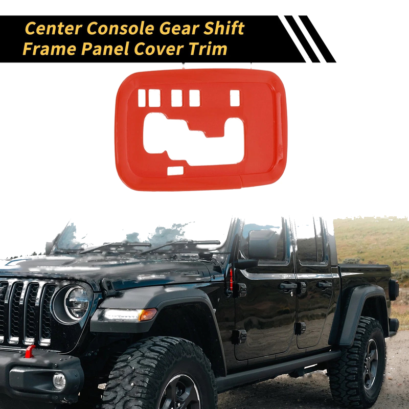 Jeep Wrangler JK Center Console Gear Shift Frame Panel Trim (2007-2018)