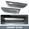 Infiniti G35 (2003-2006) Clear Lens Pair LED Side Marker White Light