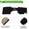 Mazda CX-30 2020-2024 Sun Protector Black Dashboard Cover Mat