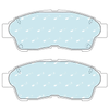 Toyota Corolla GCT Disc Brake Pad Set (1991–2001)