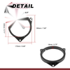 Nissan Murano (2003-2019) 6.5" Adaptor Speaker Spacer Rings