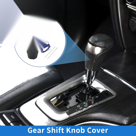 Chevrolet Cruze (2011-2015) Black Carbon Fiber Blue Gear Shift Knob Cover