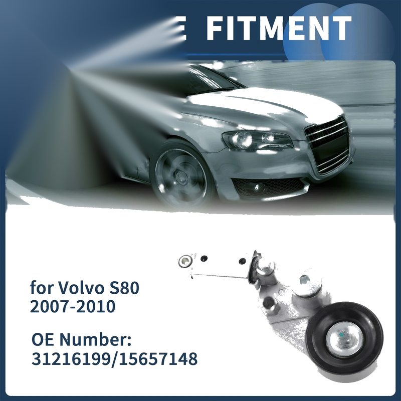 Volvo S80 V8 4.4L (2007-2010) - Metal 1 Pc Belt Tensioner
