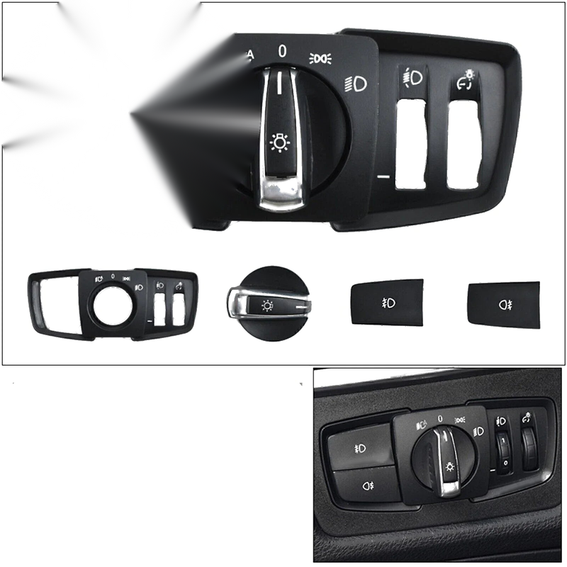 BMW 1 Series F20 F21 4pcs Headlight Switch Button Panel (2012-2018)