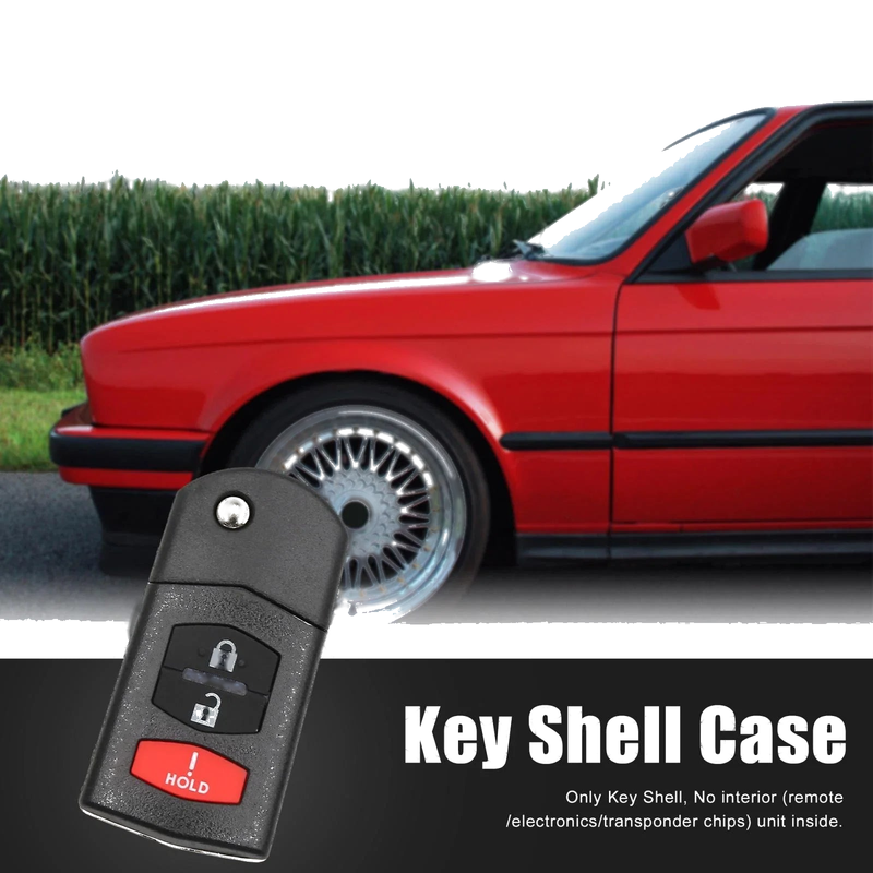 Mazda 6, MX-5 Miata, RX-8 Key Fob Shell Case (2003-2013)