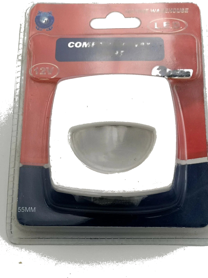 Various Models Caravan Boat Courtesy Light 12V 3-LED White