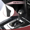 QX70 (2014-2016) Black Gray Faux Leather Gear Shift Knob Cover