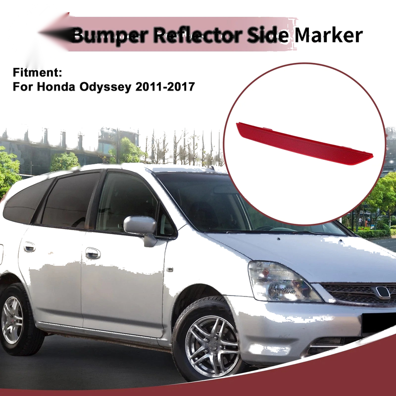 Honda Odyssey Rear Left Bumper Reflector (2011-2017)