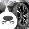 Toyota Land Cruiser Silver Tone Black Plastic Wheel Center Cap