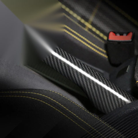 VW Golf 7 2014-2018 Carbon Fiber Headbrake Grip Knob Cover fit