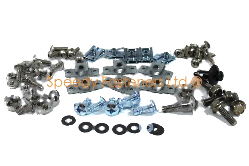Honda Stainless Steel Fairing Bolts Front Windscreen Bolt Set + dzus