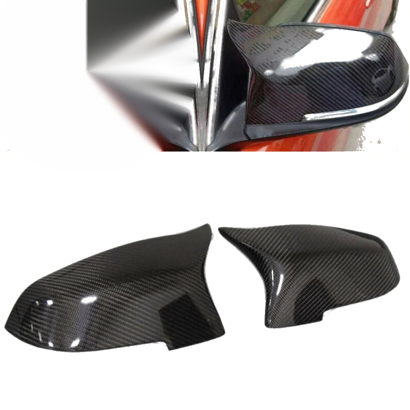 BMW Carbon Fiber Rear View Mirror Cover Caps (No Year Specified)