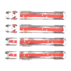 Door Handle Cover Trim Chrome Set 4 Fits Isuzu D-Max MU-X UTE Pickup 2011-15 D05