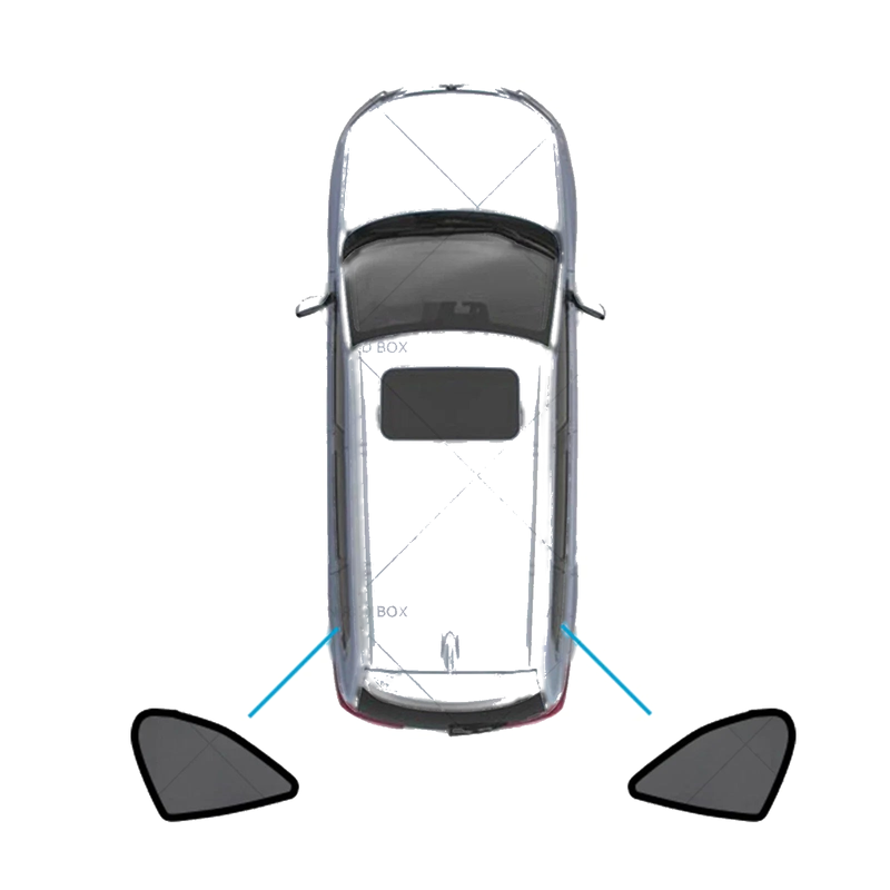 Hyundai Tucson Magnetic Mesh Sun Blind Shades (2021-2024)