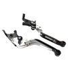 Yamaha FJR 1300, XJR1300 CNC Silver Extendable Brake Clutch Levers (04-20)