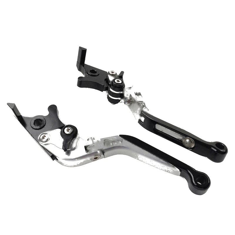 Yamaha FJR 1300, XJR1300 CNC Silver Extendable Brake Clutch Levers (04-20)