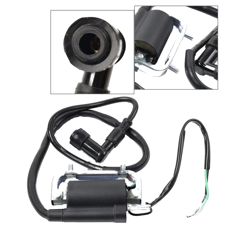 Honda CT90 CM91 Trail Ignition Coil & Spark Plug Cap (1966-1979)